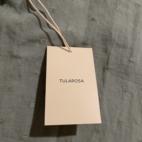 TULAROSA BLUE TASSEL DRESS - Picture 3 of 3